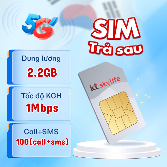 SIM KT SKYLIFE 2.2GB + 1MBPS SIM KT SKYLIFE 2.2GB + 1MBPS