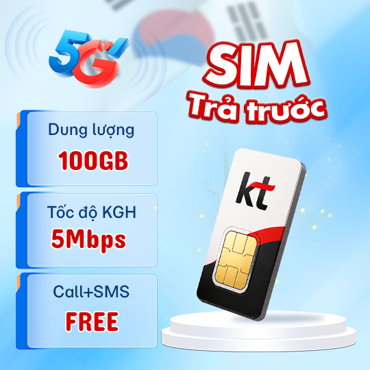 SIM KT 100GB + 5MBPS SIM KT 100GB + 5MBPS