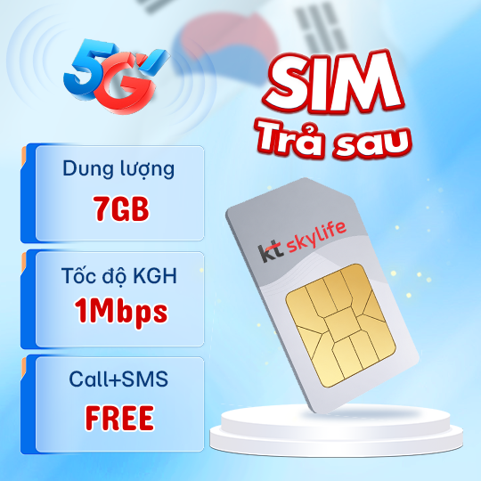 SIM KT SKYLIFE 7GB + 1MBPS SIM KT SKYLIFE 7GB + 1MBPS